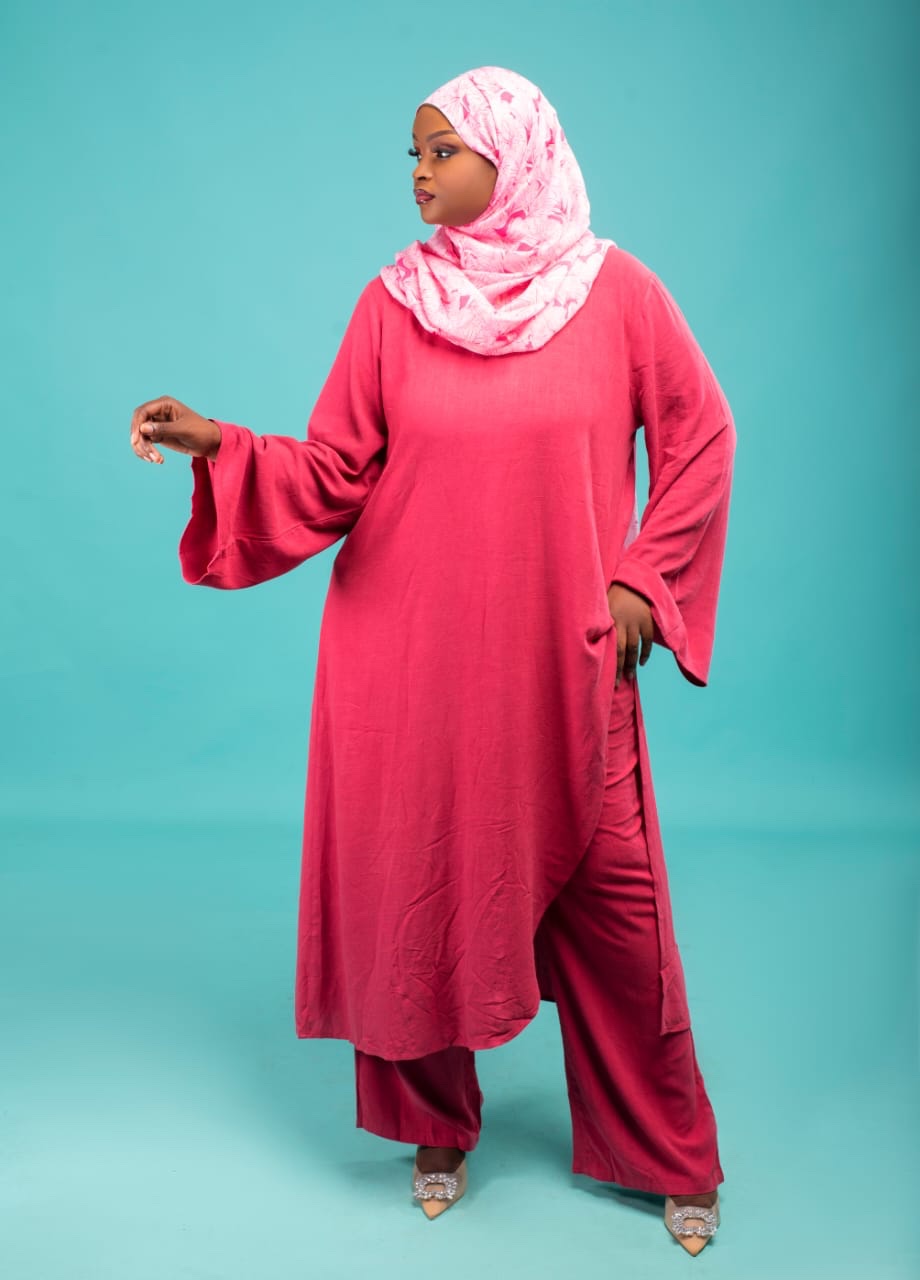 Ensemble en lin deux pièces