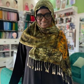 Hijab Pashmina tie and dye